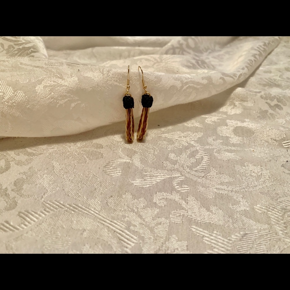 Horsehair earrings - Picture 4 of 4
